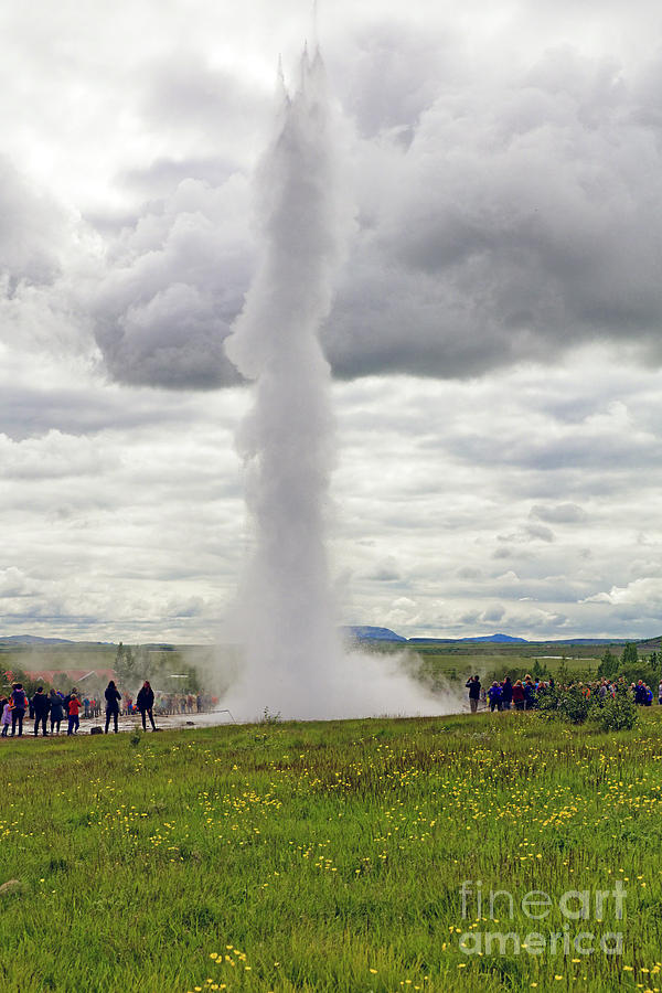 Erupting Geyser Photograph