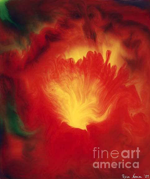 Eruption Painting by Rein Nomm