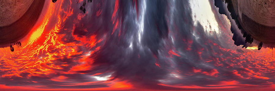 Eruption Digital Art by Robert Caddy