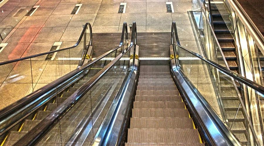 Escalator Photograph by Vidal Ortiz - Fine Art America