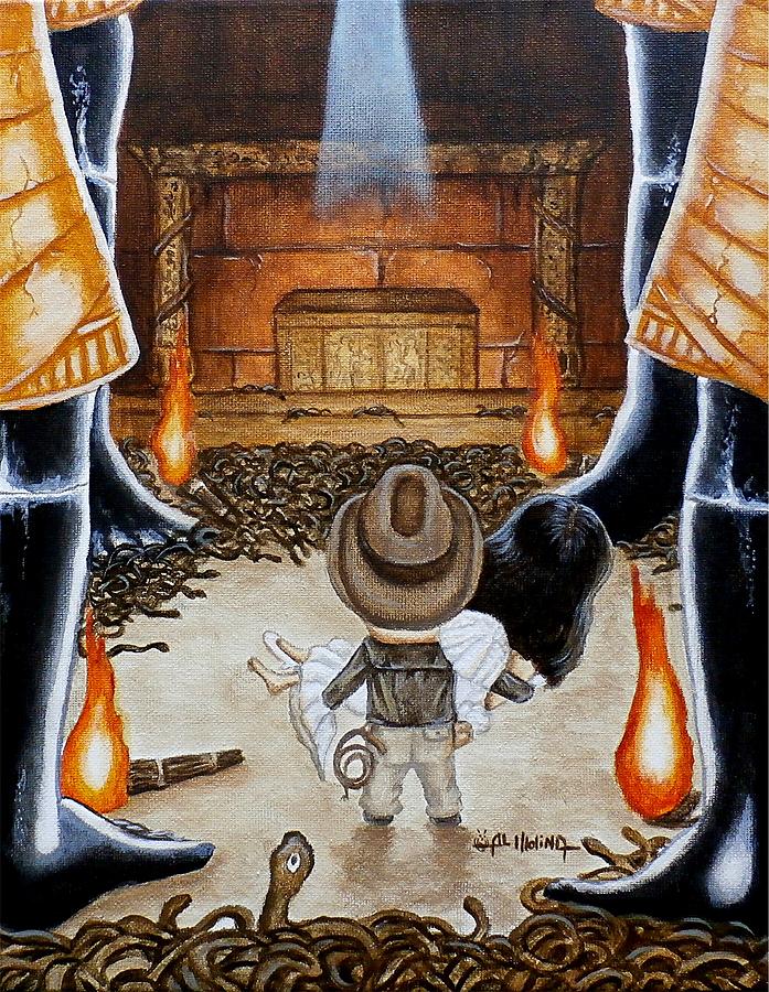 Escape from the Well of Souls Painting by Al  Molina
