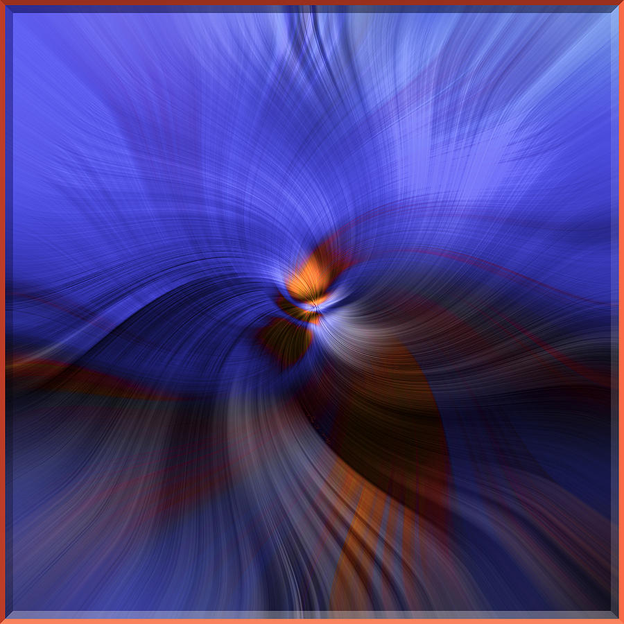 Abstract Photograph - Escaping The Blues S1 by Mark Myhaver