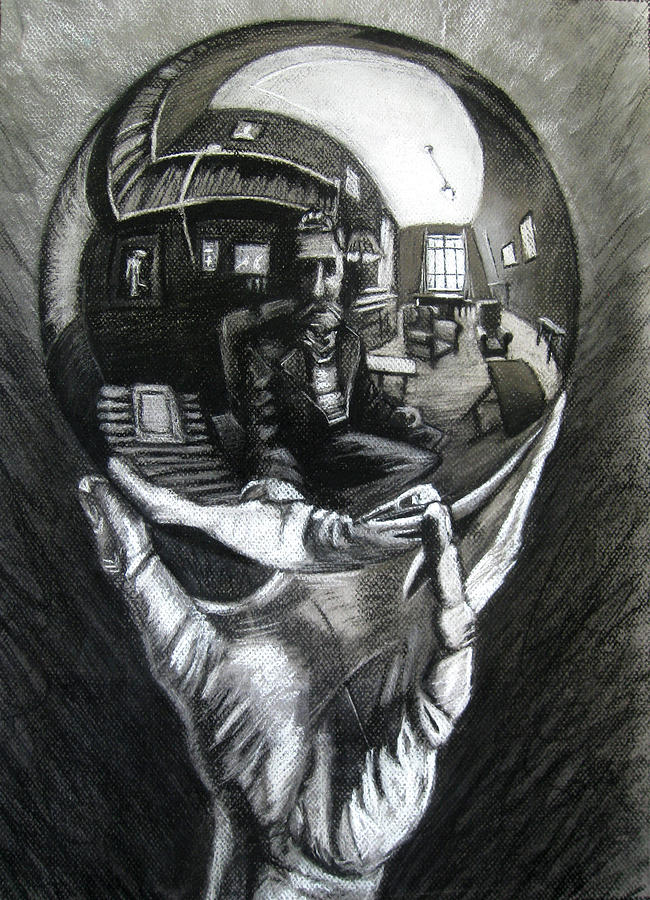 Escher Impression Drawing by Nils Bifano - Fine Art America