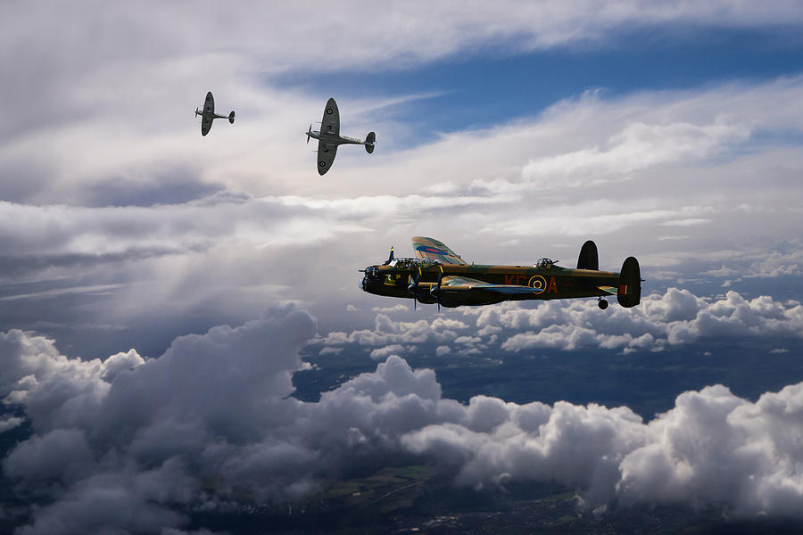 Escort duty Photograph by Ken Brannen