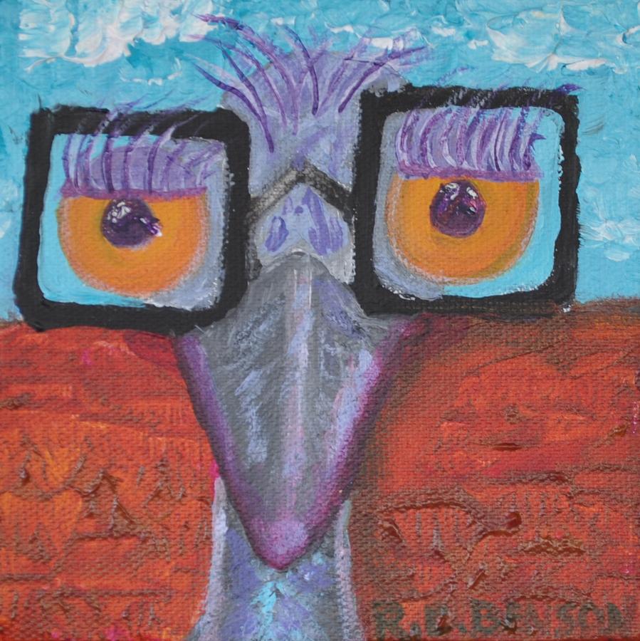 Esmeralda the Emu by Richard Benson Esmeralda the Emu by Richard Benson