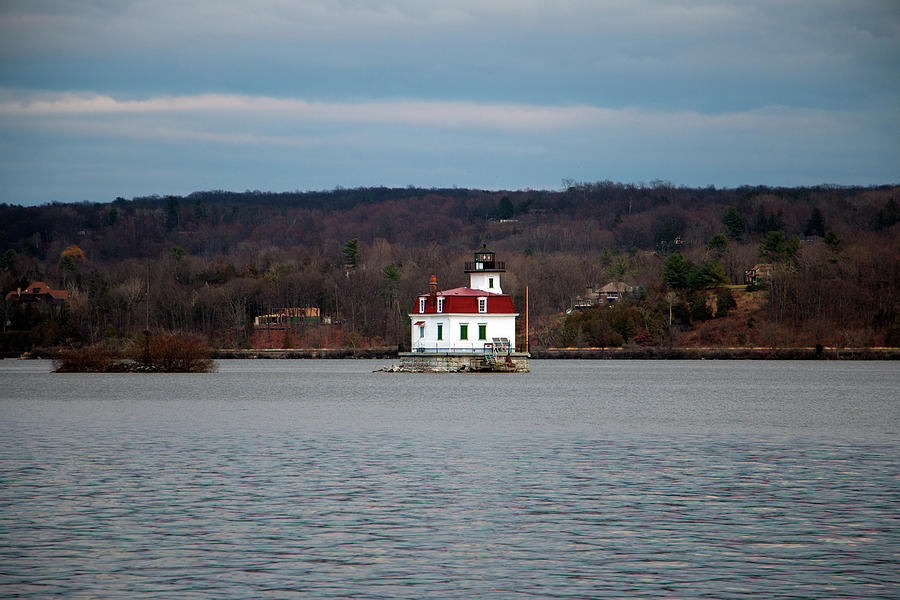 Esopus Lighthouse in Early December Photograph by Jeff Severson
