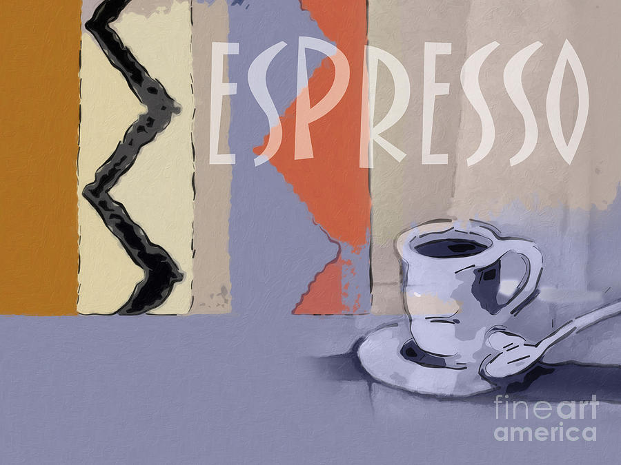 Espresso Poster Painting by Lutz Baar