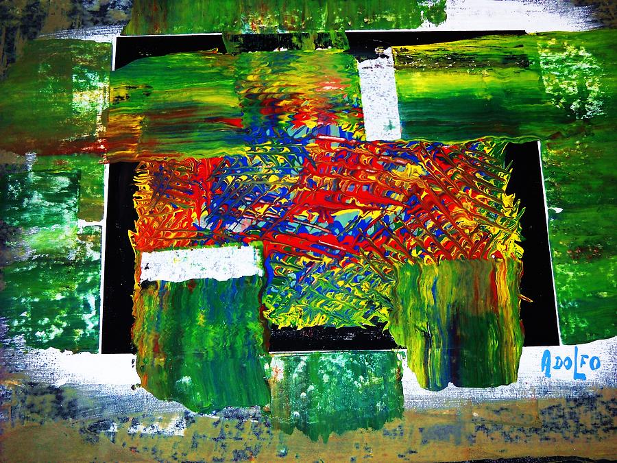 Essay On Green Painting by Adolfo hector Penas alvarado