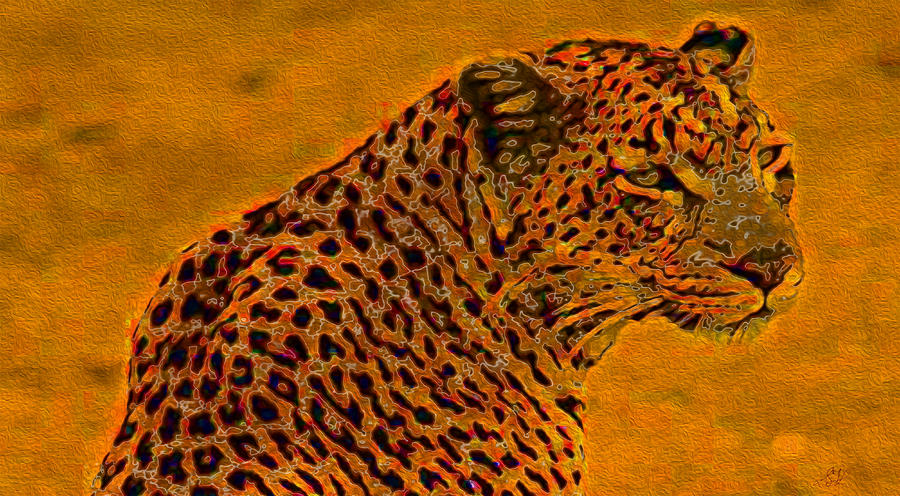 Essence of Leopard Digital Art by Stephanie Grant