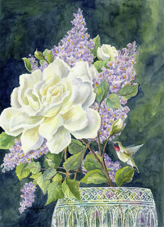 Essence of Spring Painting by Malanda Warner