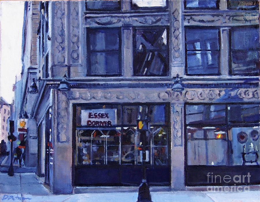 Boston Painting - Essex Corner by Deb Putnam