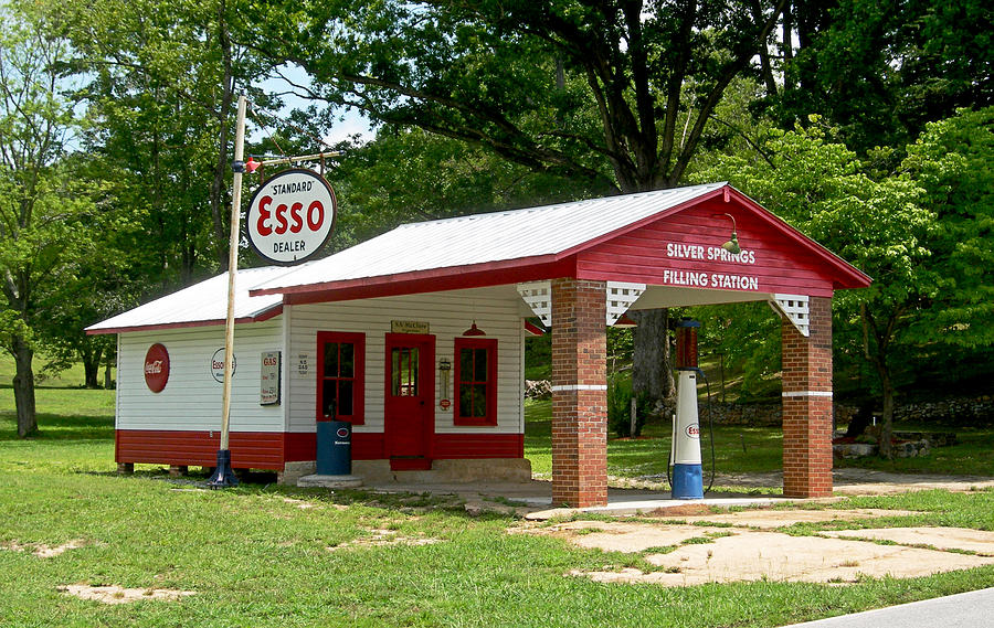 Esso Station Photograph