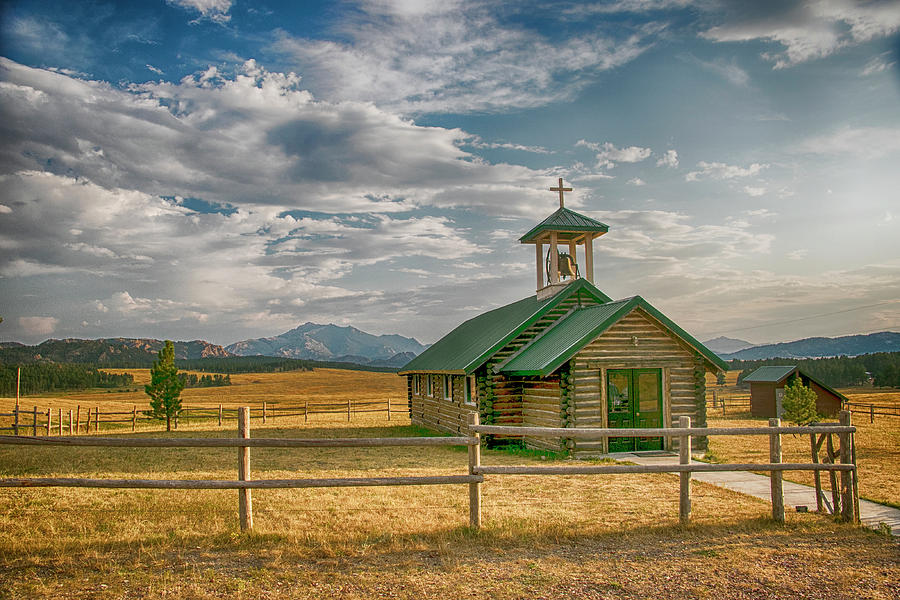 Esterbrook Community Church Wyoming Photograph by Sam Sherman