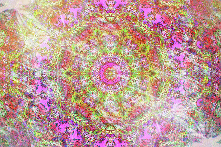 Esther in Smoke and Fire Kaleidoscope Digital Art by Donna L Munro