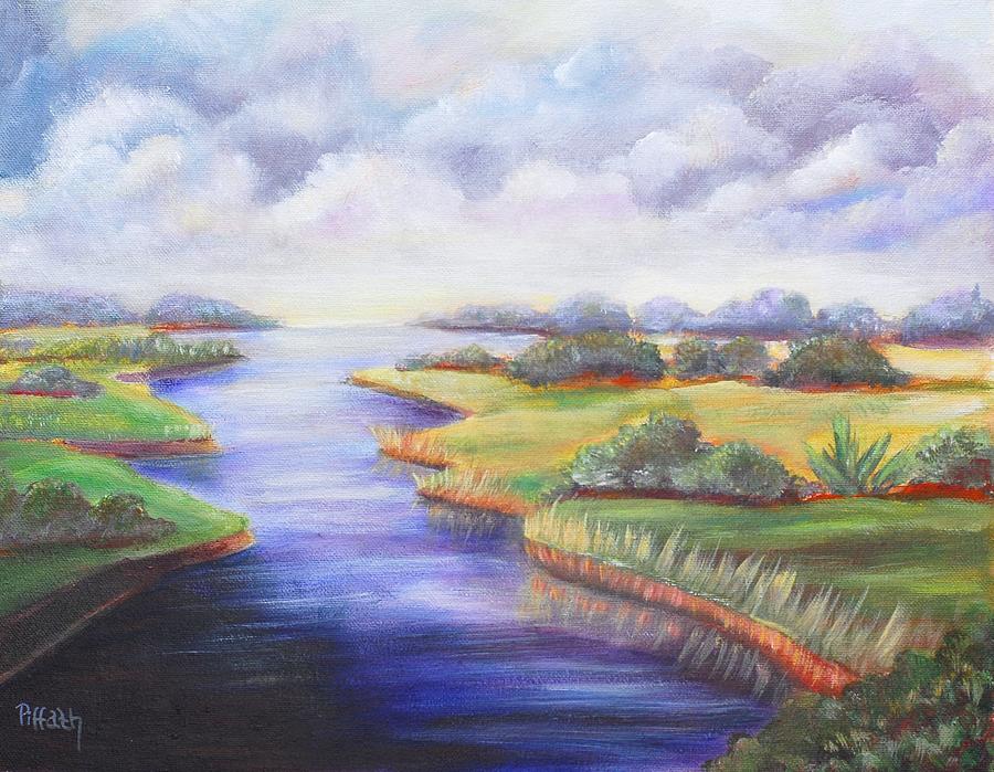 Estuary Painting by Patricia Piffath