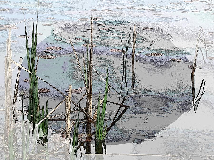 Estuary Digital Art by Tim Allen