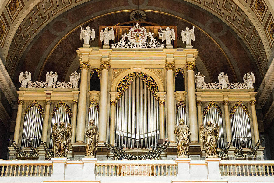 Esztergom Basilica Organ Photograph by Bob Phillips