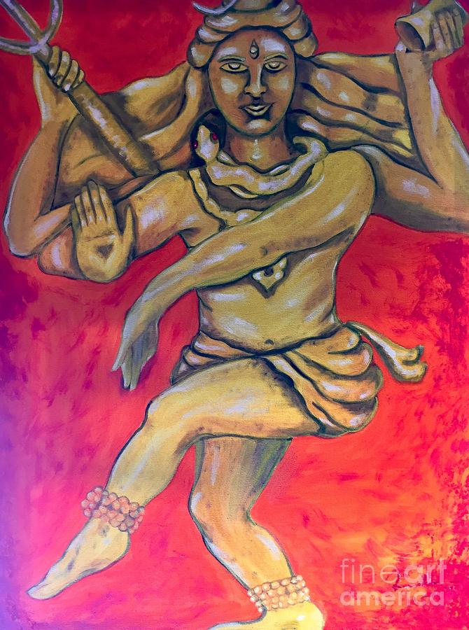 Eternal dancer Painting by Brindha Naveen