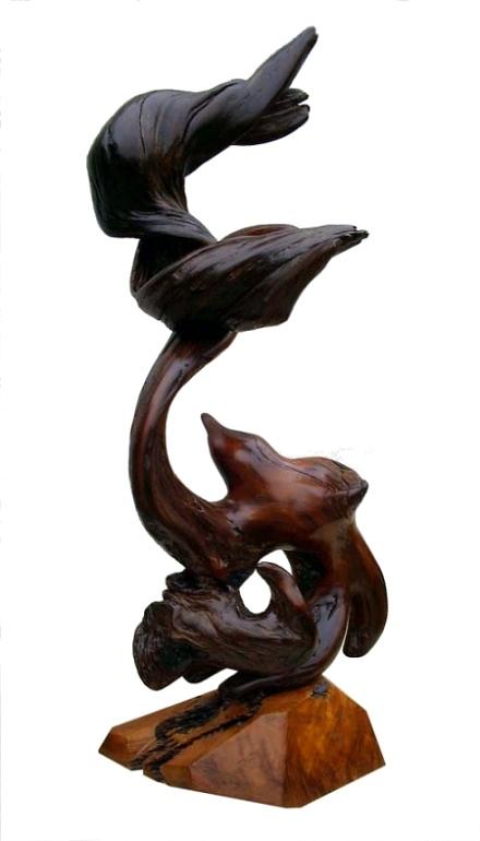 Wood Carvings Sculpture - Eternal Flame by Daryl Stokes Wood Carvings Sculpture - Eternal Flame by Daryl Stokes