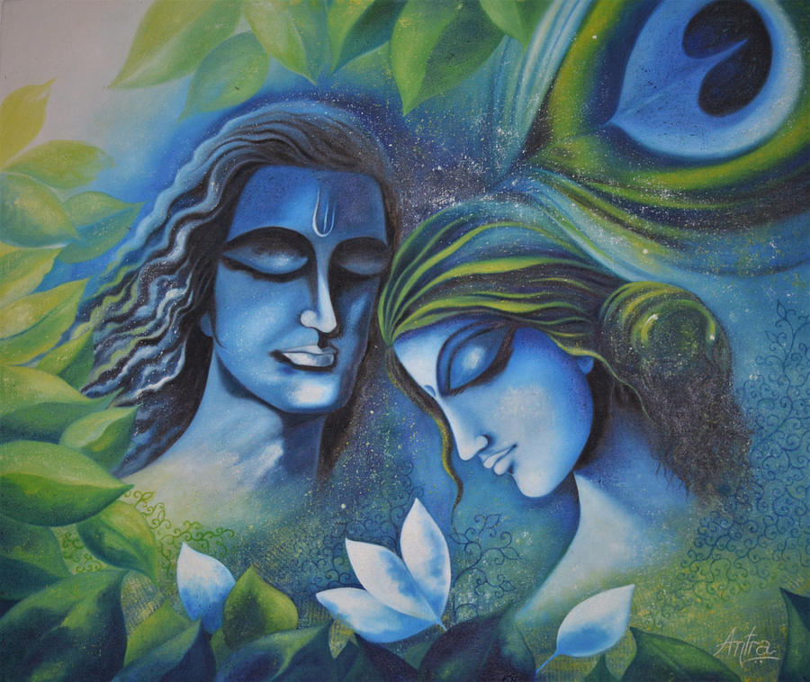 Eternal Love Painting by Antra Srivastava - Fine Art America