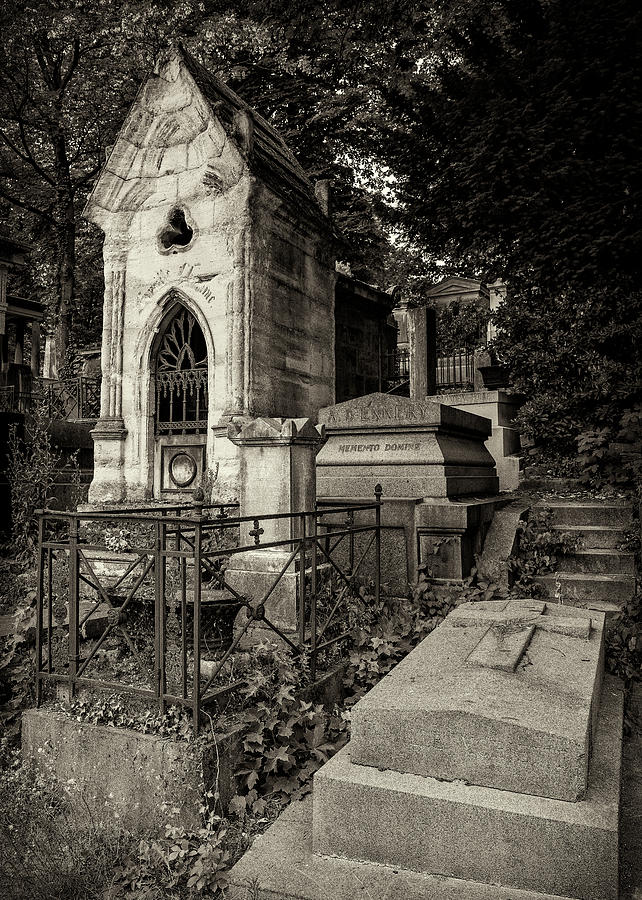 Greek Photograph - Eternal Rest - Pere Lachaise Cemetery #3 by Stephen Stookey
