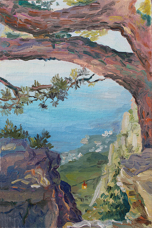 Eternal View. Ai-Petri Crimea Painting by Alina Malykhina