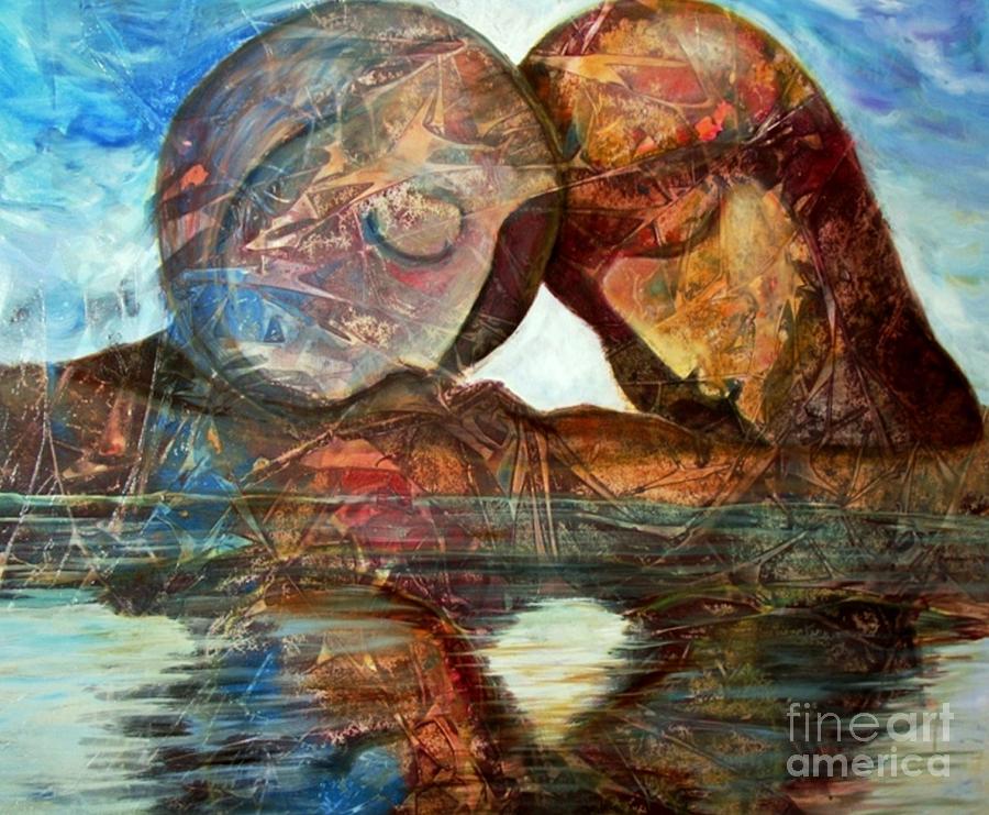 Love Painting - Eternity by Rachel Wollach Asherovitz