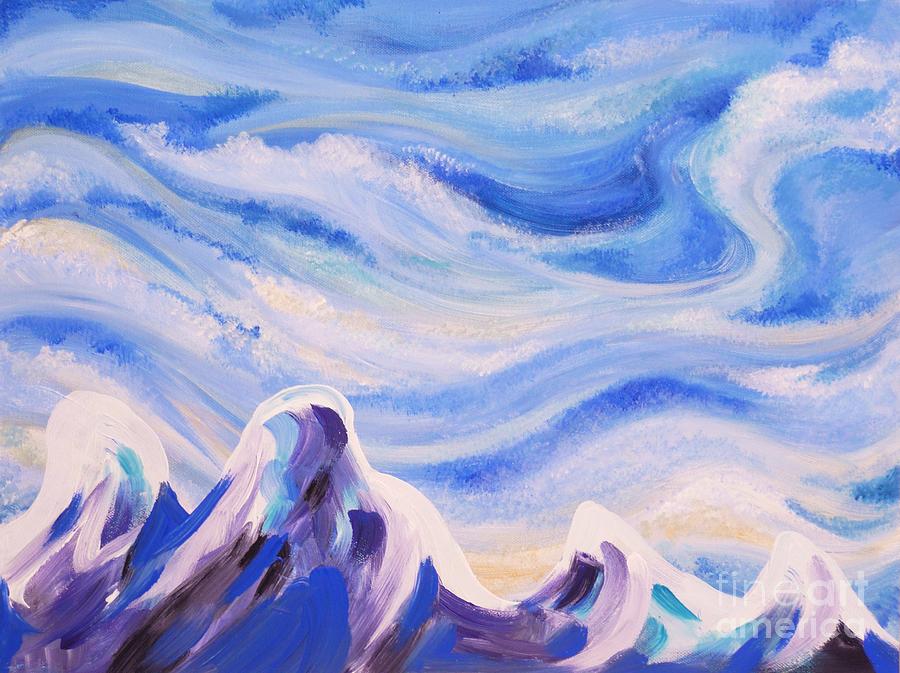 Eternity.Canadian North Painting by Anna  Duyunova