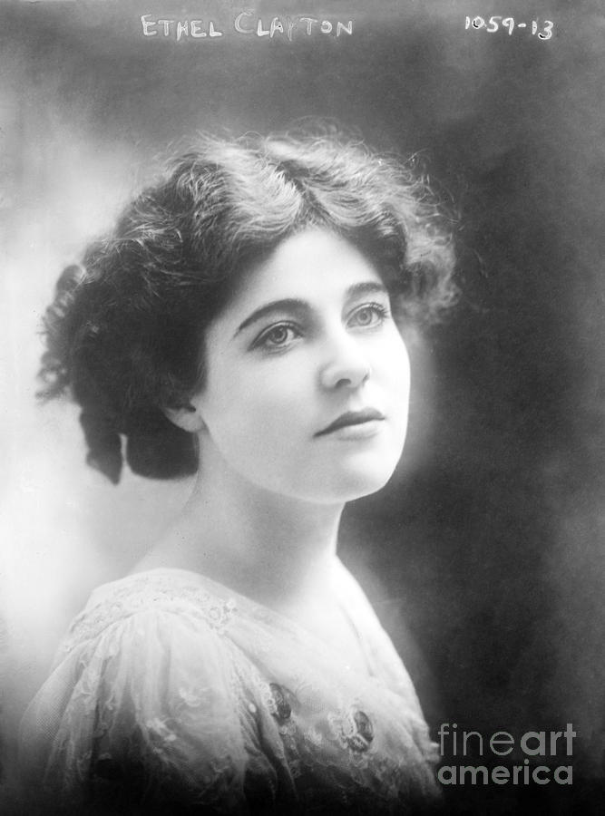 1910s Photograph - Ethel Clayton - 1910s by Sad Hill - Bizarre Los Angeles Archive 1910s Photograph - Ethel Clayton - 1910s by Sad Hill - Bizarre Los Angeles Archive