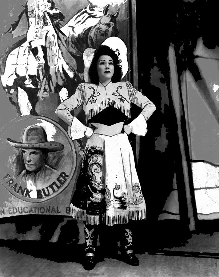Ethel Merman publicity photo Annie Get Your Gun New York City 1946 Photograph by David Lee Guss