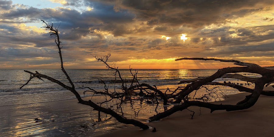 Ethereal Light over Boneyard Beach 2x1 Photograph by Stefan Mazzola