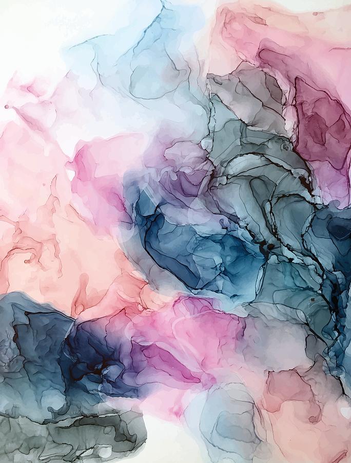 Abstract Painting - Ethereal 1 by Elizabeth Karlson