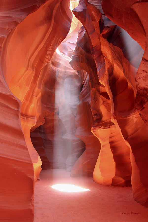 Antelope Canyon Photograph - Ethereal by Winston Rockwell