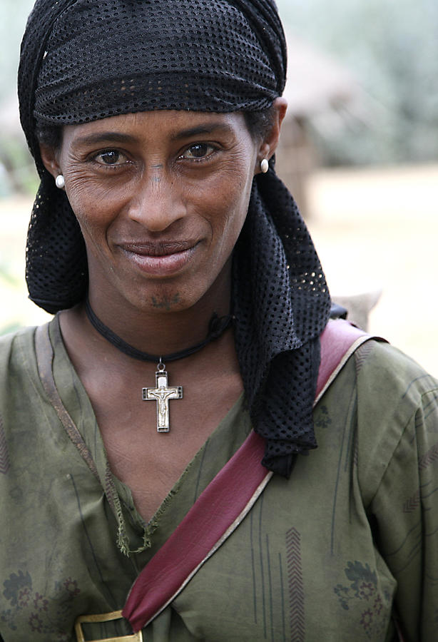 Ethiopian woman Photograph by Marcus Best