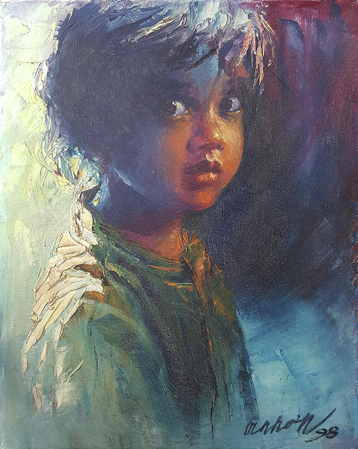Ethnic Boy Painting