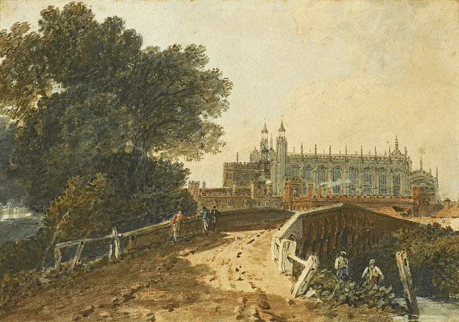 Eton from the Slough Road Drawing by Joseph Mallord William Turner
