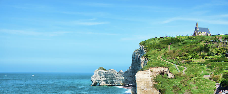 Seascape Photograph - Etretat, Normandy, France by Curt Rush