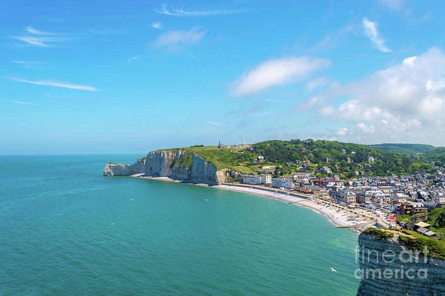 Etretat From Above, France Photograph