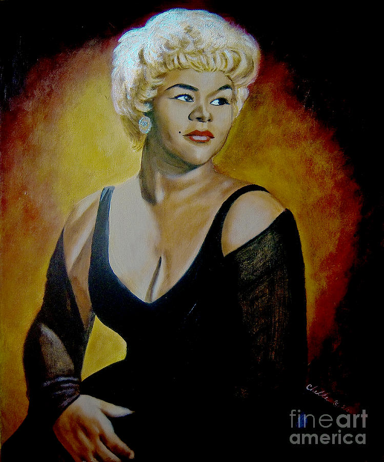 Etta James Painting by Michelle Brantley
