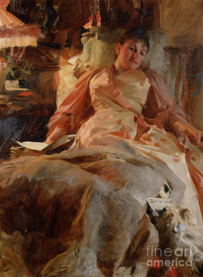 Etude Eclairage Painting by Anders Zorn