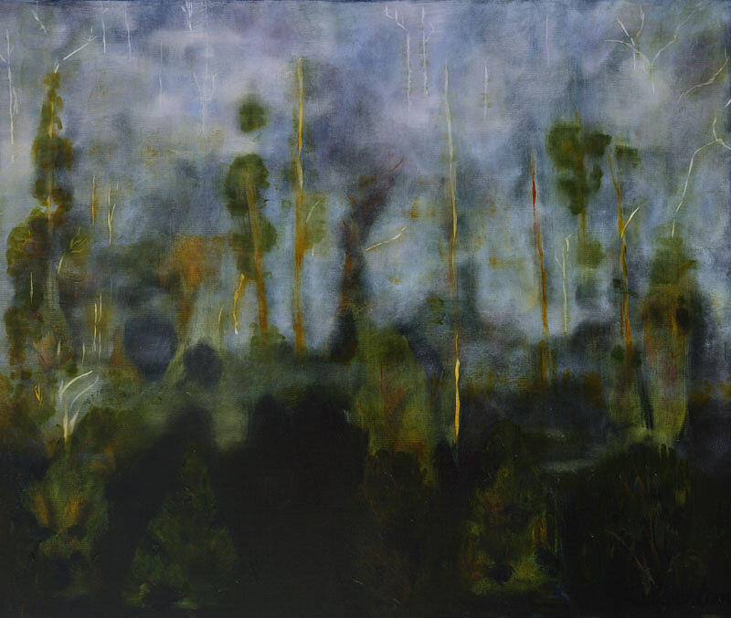Eucalypt Forest 3 Painting by Robert Silverton