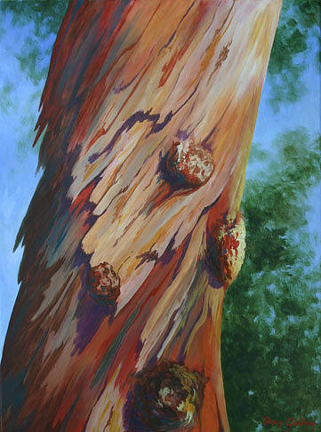 Eucalyptus Painting by Nancy Goldman