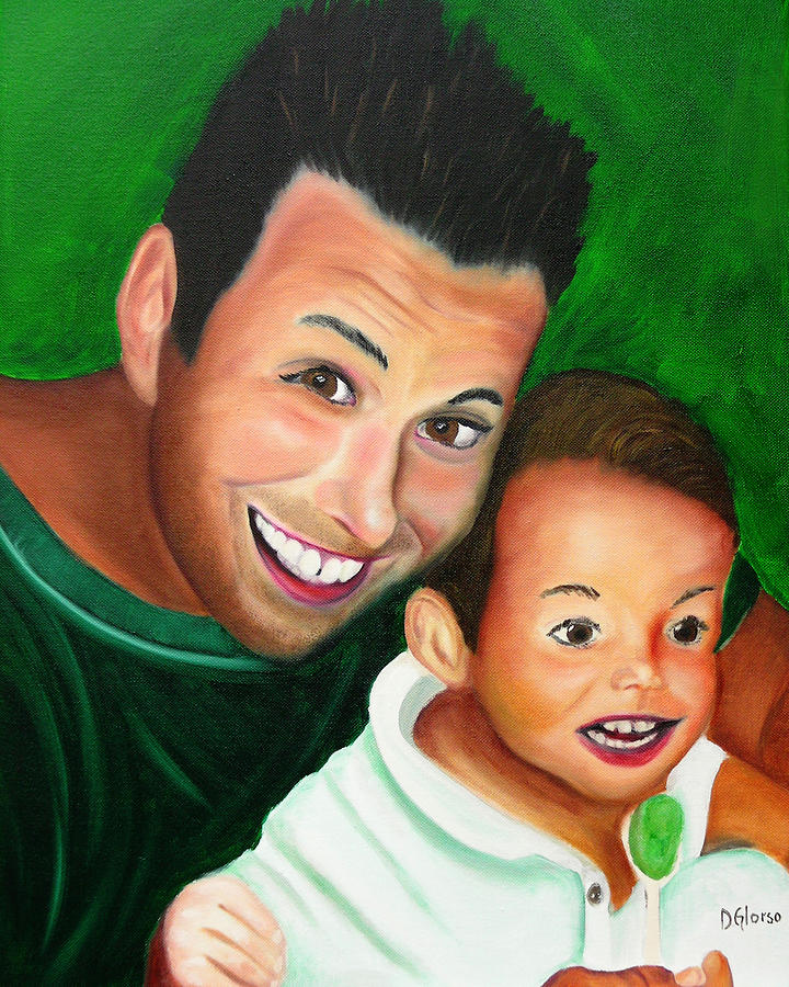 Eugene and Vince Painting by Dean Glorso