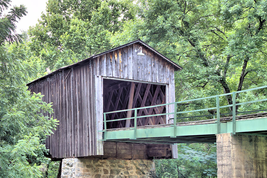 Euharlee Creek Covered Bridge Photograph