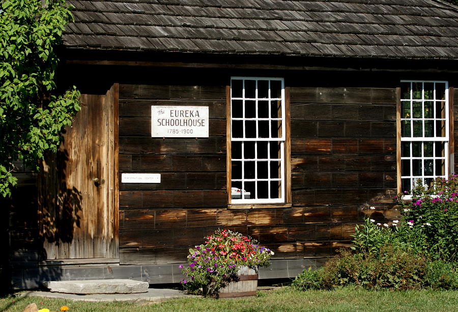 Eureka Schoolhouse Photograph by Lois Lepisto