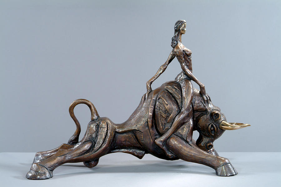 Europa and the Bull Sculpture by Chris Riccardo