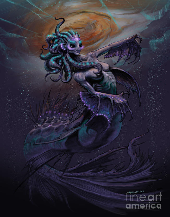 Mermaid Digital Art - Europa Mermaid by Stanley Morrison