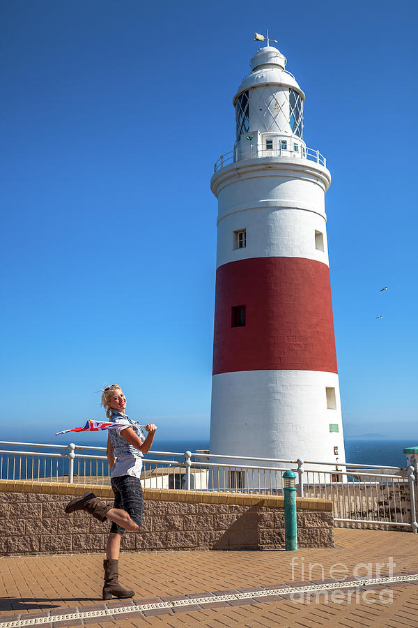 Europa Point Lighthouse Pyrography by Benny Marty