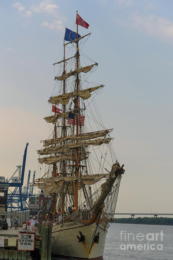 Europa Tall Ship Photograph by Dale Powell