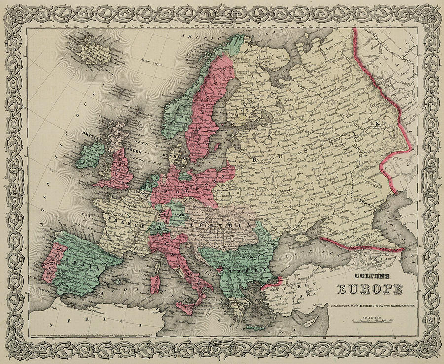 Europe Drawing by Colton - Fine Art America